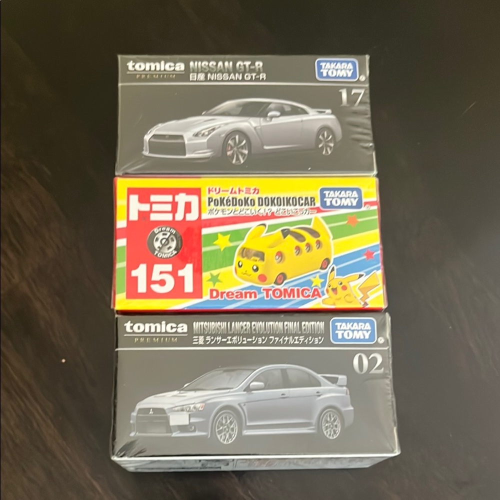 Japanese Model Cars - Nissan GT-R, PokéDoKo, Mitsubishi Lancer Evolution